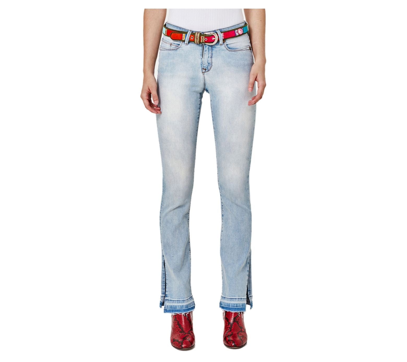 Lola Jeans Lola Jeans Mid Rise Bootcut Jeans - Little Miss Muffin Children & Home