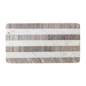 Bloomingville Bloomingville Striped Marble Cutting Board - Little Miss Muffin Children & Home