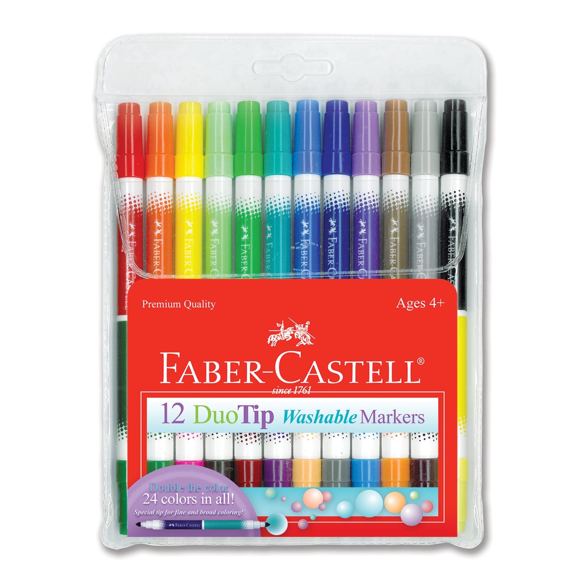 Faber-Castell Faber Castell Markers Duo Tip Washable - Little Miss Muffin Children & Home