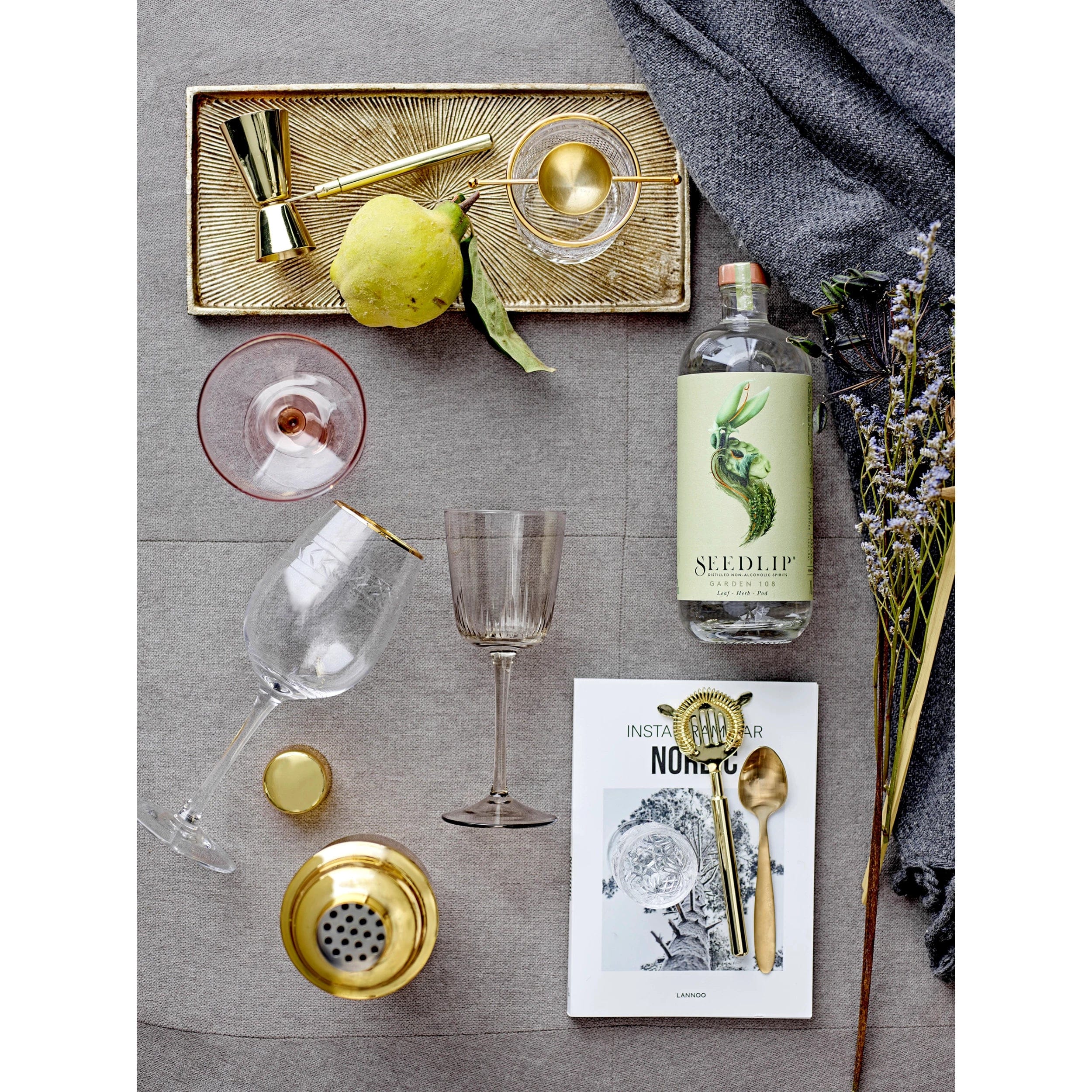 Bloomingville Bloomingville Stainless Steel Cocktail Shaker - Little Miss Muffin Children & Home