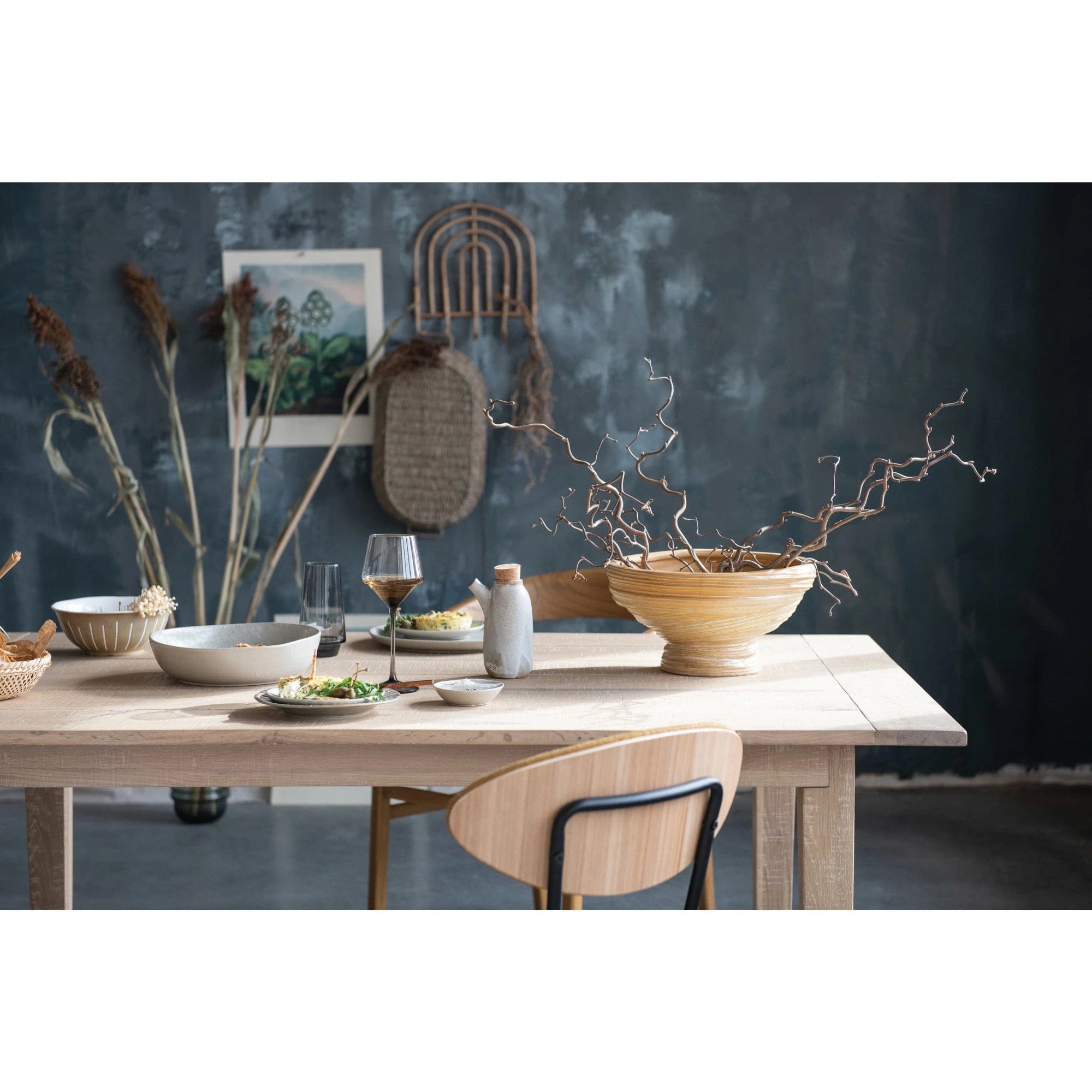 Bloomingville Bloomingville Stoneware Serving Bowl with Reactive Glaze - Little Miss Muffin Children & Home