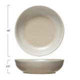 Bloomingville Bloomingville Stoneware Serving Bowl with Reactive Glaze - Little Miss Muffin Children & Home