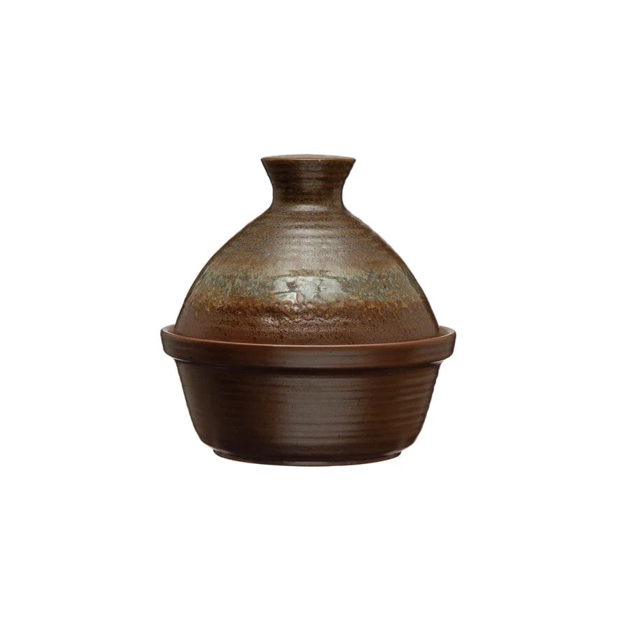 Bloomingville Bloomingville Stoneware Baker Bowl with Serving Bowl Lid - Little Miss Muffin Children & Home