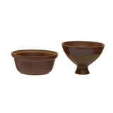 Bloomingville Bloomingville Stoneware Baker Bowl with Serving Bowl Lid - Little Miss Muffin Children & Home