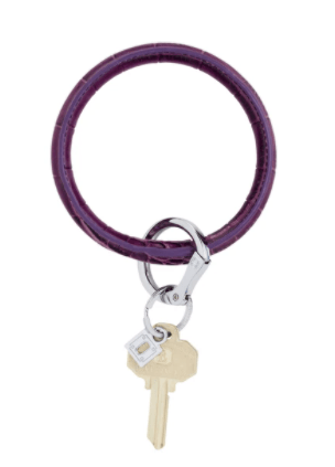 O-Venture - Oventure - Jewel Tones Leather Key Ring - Little Miss Muffin Children & Home