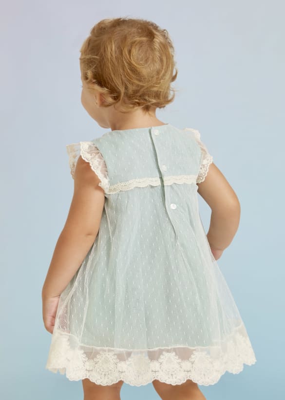 Abel & Lula Abel & Lula Tulle Plumeti Dress - Little Miss Muffin Children & Home