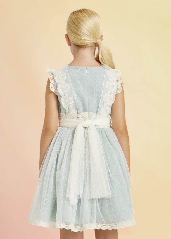 Abel & Lula Abel & Lula Tulle Plumeti Dress - Little Miss Muffin Children & Home