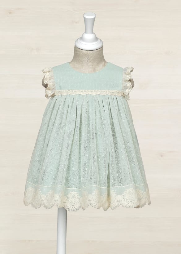 Abel & Lula Abel & Lula Tulle Plumeti Dress - Little Miss Muffin Children & Home