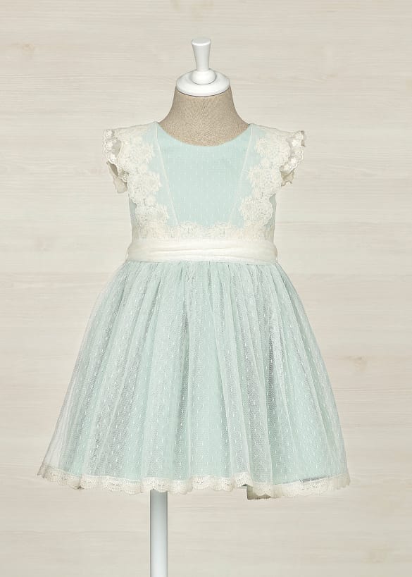 Abel & Lula Abel & Lula Tulle Plumeti Dress - Little Miss Muffin Children & Home