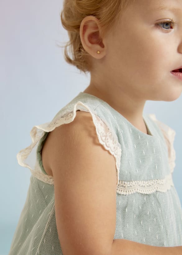 Abel & Lula Abel & Lula Tulle Plumeti Dress - Little Miss Muffin Children & Home