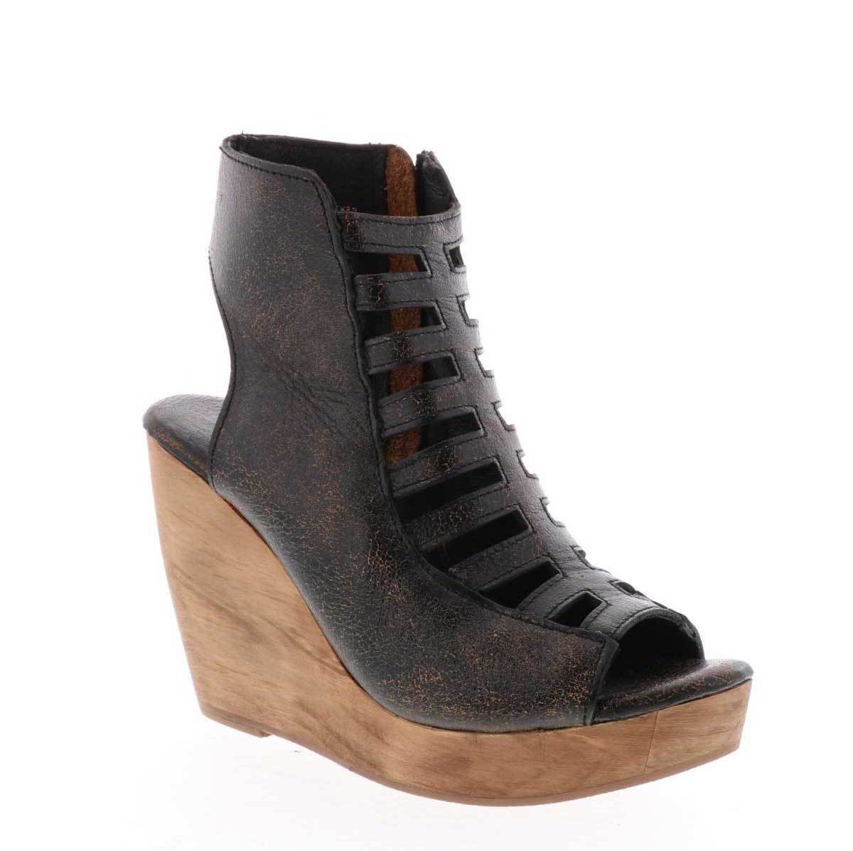 Volatile Shoes - Very Volatile Anouk Wedge in Brown - Little Miss Muffin Children & Home