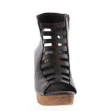 Volatile Shoes - Very Volatile Anouk Wedge in Brown - Little Miss Muffin Children & Home