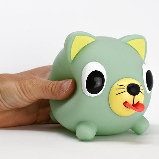Sankyo Toys SANKO GREEN JABBER BALL CAT - Little Miss Muffin Children & Home