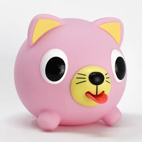 Sankyo Toys SANKO PINK JABBER BALL CAT - Little Miss Muffin Children & Home
