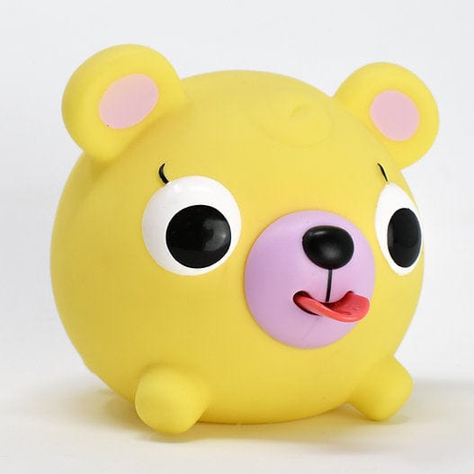 Sankyo Toys SANKO YELLOW JABBER BALL BEAR - Little Miss Muffin Children & Home