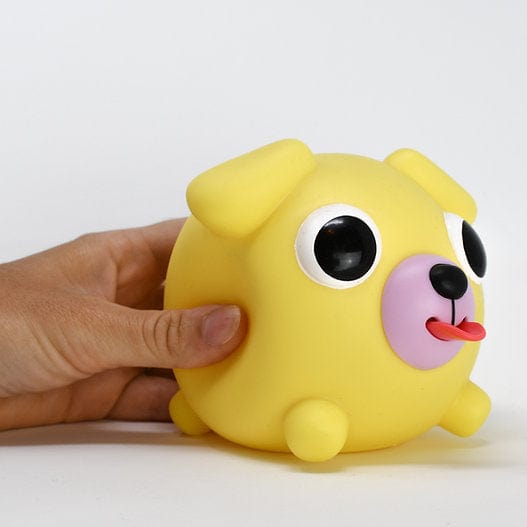 Sankyo Toys SANKO YELLOW JABBER BALL DOG - Little Miss Muffin Children & Home