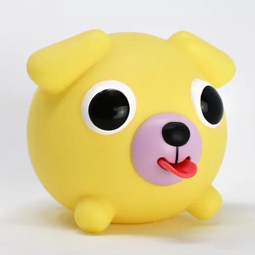 Sankyo Toys SANKO YELLOW JABBER BALL DOG - Little Miss Muffin Children & Home