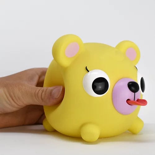 Sankyo Toys SANKO YELLOW JABBER BALL BEAR - Little Miss Muffin Children & Home