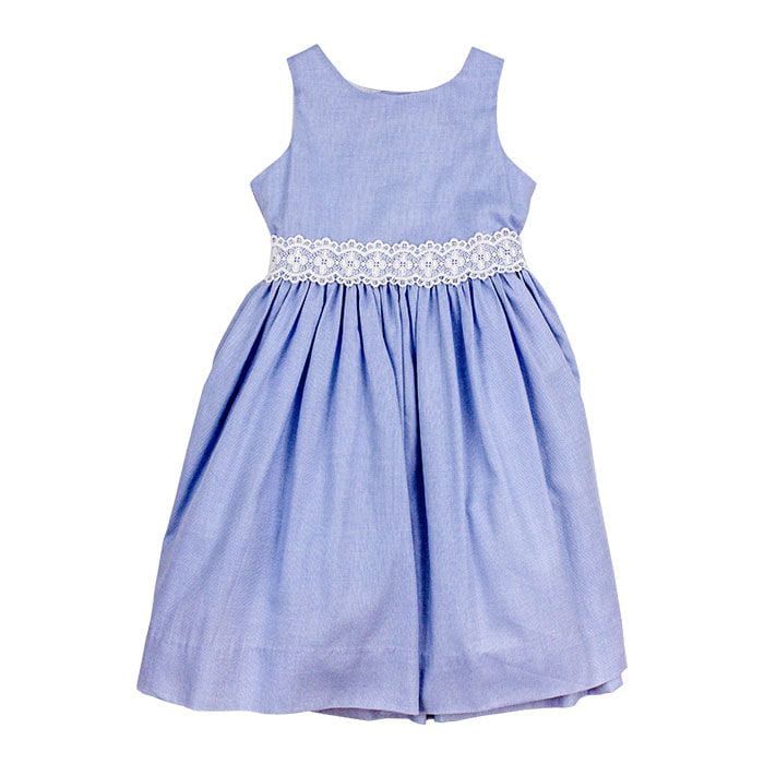 Bailey Boys Bailey Boys Stillwater Blue Empire Dress - Little Miss Muffin Children & Home