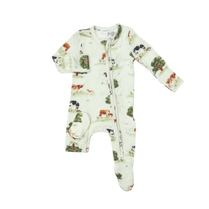 FUN - Angel Dear Angel Dear Cows 2-Way Zipper Footie - Little Miss Muffin Children & Home