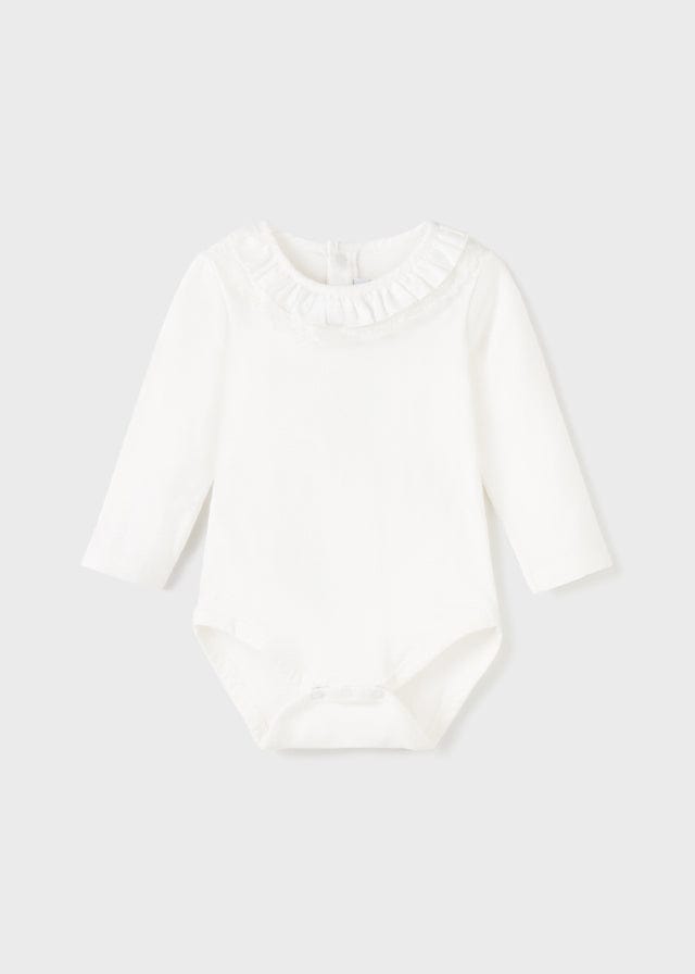 Mayoral Mayoral Long Sleeve Ruffle Bodysuit - Little Miss Muffin Children & Home