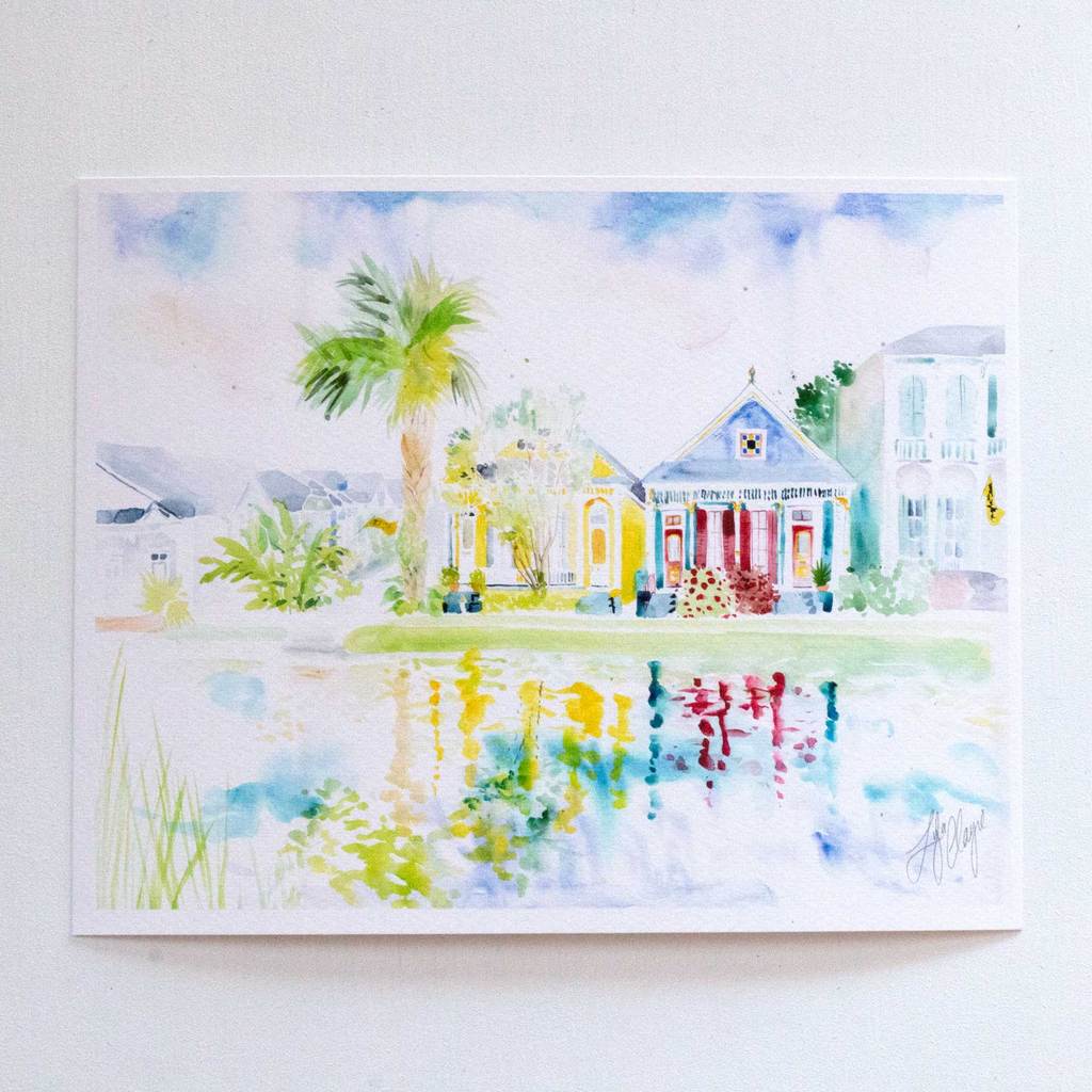 Lyla Clayre Studio Lyla Clayre Studio Bayou St. John Art Print - Little Miss Muffin Children & Home
