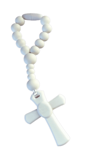 The Little Flower Gift Shop The Little Flower Gift Shop Beads Of Grace Decade Teething Rosary - Little Miss Muffin Children & Home