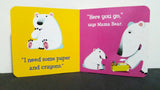 Fitzroy-Couglan - Hello Genius Bear Says "Thank You" board book - Little Miss Muffin Children & Home