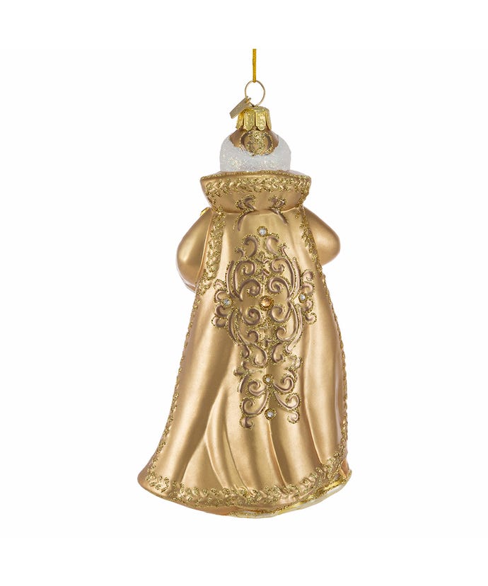 Kurt Adler Bellisimo Elegant Gold Santa Ornament | Little Miss Muffin ...