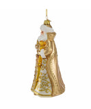 KSA - Kurt Adler Kurt Adler Bellisimo Elegant Gold Santa Ornament - Little Miss Muffin Children & Home