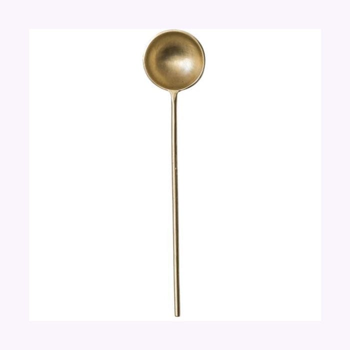 Bloomingville Bloomingville Stainless Steel Spoon Matte Brass Finish - Little Miss Muffin Children & Home