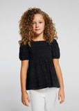 Mayoral Mayoral Structured Voile Blouse - Little Miss Muffin Children & Home