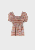 Mayoral Usa Inc Mayoral Usa Inc Square-Neck Smocked Blouse - Little Miss Muffin Children & Home