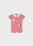 Mayoral Mayoral Striped Knit Shortall - Little Miss Muffin Children & Home