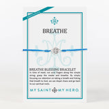 My Saint My Hero My Saint My Hero Breathe Blessing Bracelet with Silver Medal - Little Miss Muffin Children & Home