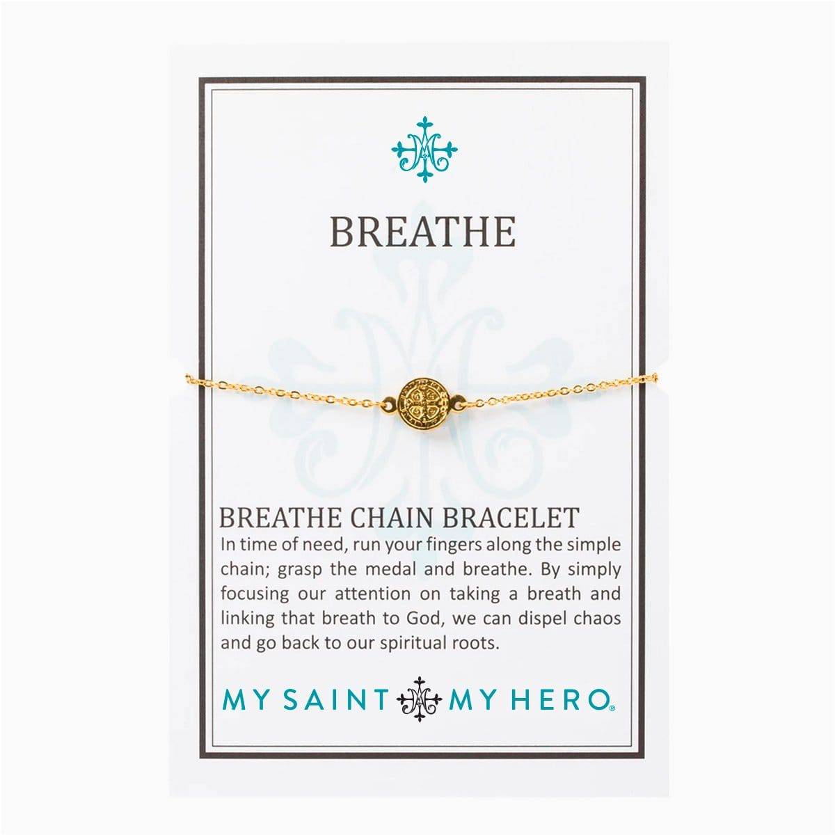 My Saint My Hero - My Saint My Hero Breathe Chain Bracelet - Little Miss Muffin Children & Home