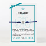 My Saint My Hero My Saint My Hero Breathe Blessing Bracelet with Silver Medal - Little Miss Muffin Children & Home