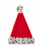 Kurt Adler Kurt Adler Leopard Trim Santa Hat - Little Miss Muffin Children & Home