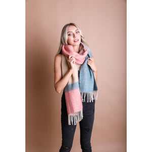 LAC - Leto Accessories Leto Accessories Color Block Mohair Scarf - Little Miss Muffin Children & Home