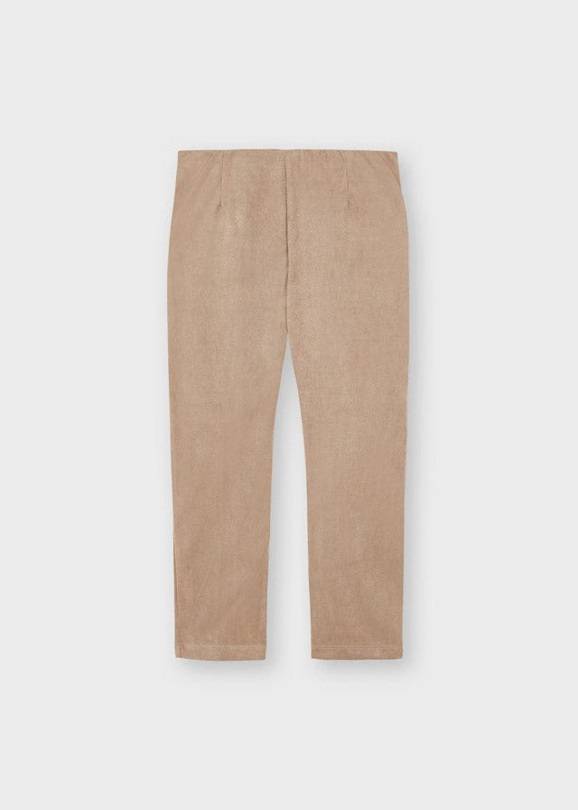 Mayoral Mayoral Suede Zipper Leggings - Little Miss Muffin Children & Home