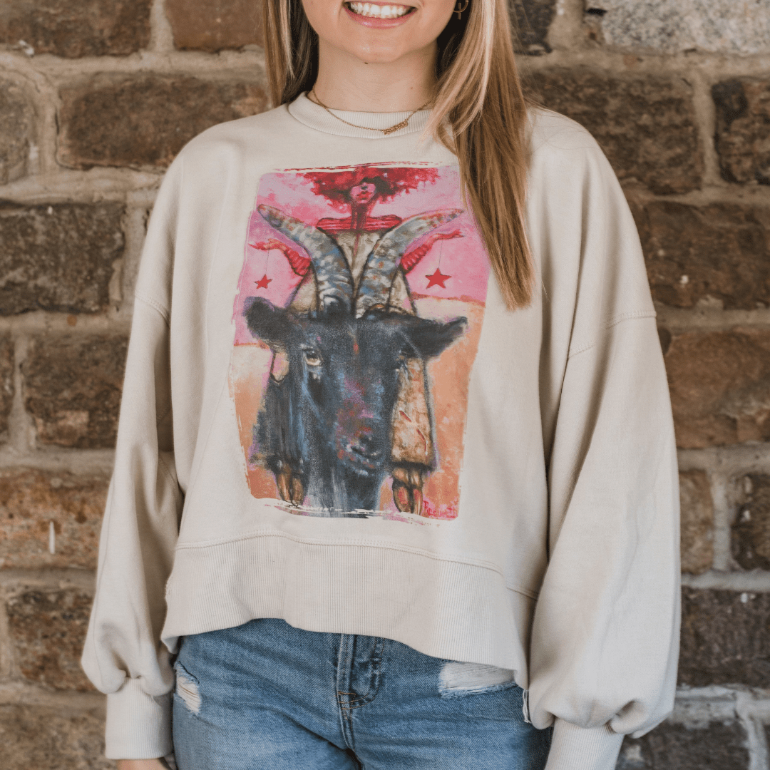 Whereable Art Whereable Art Capricorn Sweatshirt - Little Miss Muffin Children & Home