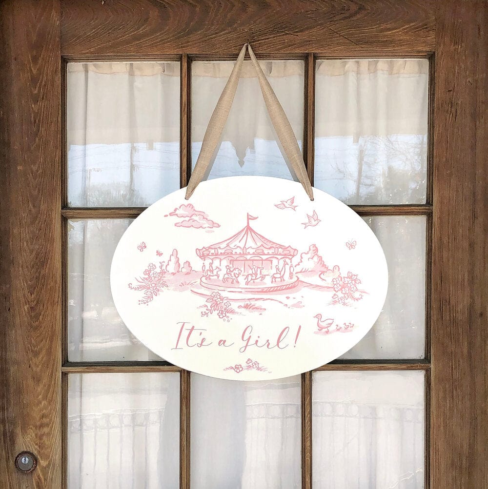 Maison NOLA Maison Nola Storyland Toile Newborn Door Hangers - Little Miss Muffin Children & Home