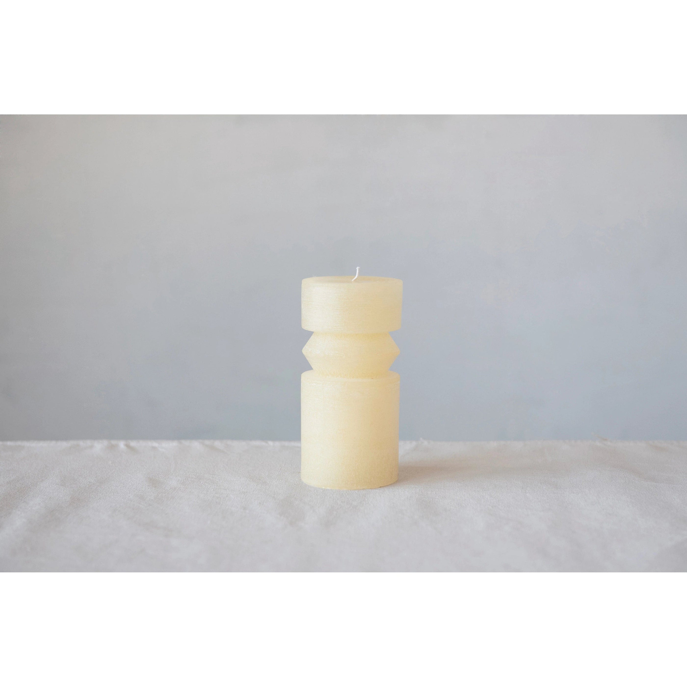 Creative Co-op Creative Co-op Unscented Totem Pillar Candle - Little Miss Muffin Children & Home