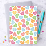 Design with Heart Design with Heart Conversation Hearts Greeting Card - Little Miss Muffin Children & Home