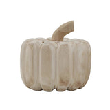 CCO - Creative Co-op Creative Co-op Hand-Carved Paulownia Wood Pumpkin - Little Miss Muffin Children & Home