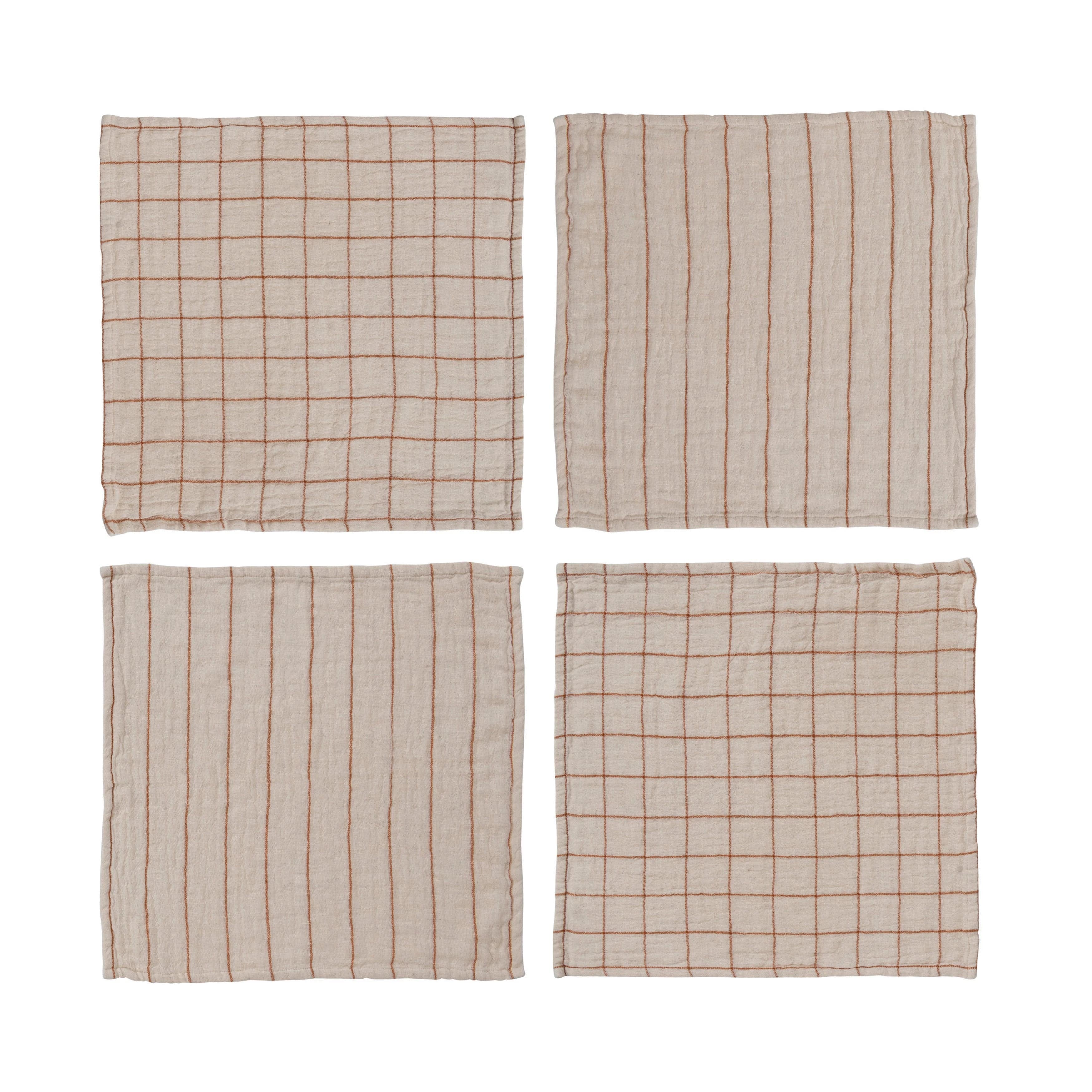 CCO - Creative Co-op Creative Co-op Cotton Cloth Napkins - Little Miss Muffin Children & Home