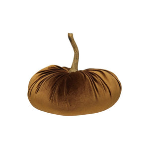 CCO - Creative Co-op Creative Co-op Velvet Pumpkin With Resin Stem - Little Miss Muffin Children & Home