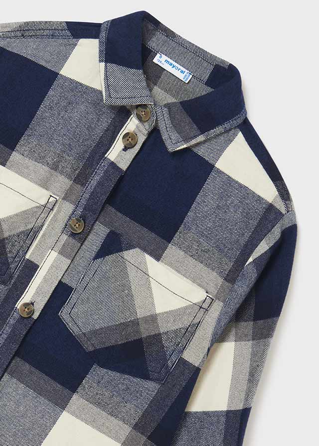 MAY - Mayoral Usa Inc Mayoral Plaid Button Up Shirt - Little Miss Muffin Children & Home