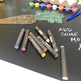 Annabelle Noel Designs Annabelle Noel Designs Crayons Chalkboard Set of 8 - Little Miss Muffin Children & Home