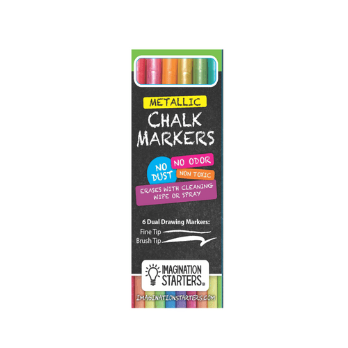 Annabelle Noel Designs Annabelle Noel Designs Dual Tip Metallic Chalk Markers - Little Miss Muffin Children & Home